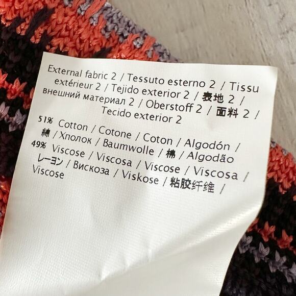 M Missoni Sleeveless Knit Casual Top Size 44 US 8 Stretch - Picture 8 of 11